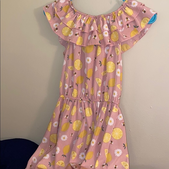 Pink off the shoulder dress - Picture 2 of 3